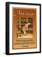 Attitude-null-Framed Art Print