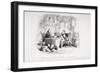 Attorney and Client, Fortitude and Impatience, Illustration from 'Bleak House' by Charles Dickens-Hablot Knight Browne-Framed Giclee Print