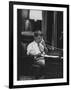 Attorney Gen. Robert F. Kennedy in His Office at Night-null-Framed Photographic Print