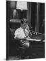 Attorney Gen. Robert F. Kennedy in His Office at Night-null-Mounted Photographic Print