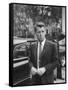 Attorney General Robert F. Kennedy, after Meeting of National Security Council, Re Cuban Crisis-null-Framed Stretched Canvas