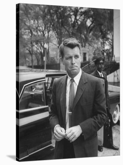 Attorney General Robert F. Kennedy, after Meeting of National Security Council, Re Cuban Crisis-null-Stretched Canvas