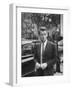 Attorney General Robert F. Kennedy, after Meeting of National Security Council, Re Cuban Crisis-null-Framed Photographic Print