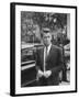 Attorney General Robert F. Kennedy, after Meeting of National Security Council, Re Cuban Crisis-null-Framed Photographic Print