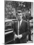 Attorney General Robert F. Kennedy, after Meeting of National Security Council, Re Cuban Crisis-null-Mounted Photographic Print