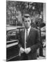 Attorney General Robert F. Kennedy, after Meeting of National Security Council, Re Cuban Crisis-null-Mounted Photographic Print