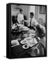 Attorney General Robert F. Kennedy and His Family Sharing Breakfast-null-Framed Stretched Canvas