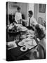 Attorney General Robert F. Kennedy and His Family Sharing Breakfast-null-Stretched Canvas