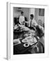 Attorney General Robert F. Kennedy and His Family Sharing Breakfast-null-Framed Photographic Print