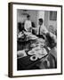 Attorney General Robert F. Kennedy and His Family Sharing Breakfast-null-Framed Photographic Print