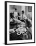 Attorney General Robert F. Kennedy and His Family Sharing Breakfast-null-Framed Photographic Print