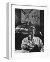 Attorney General Robert F. Kennedy, in His Office-null-Framed Photographic Print