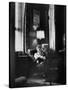 Attorney General Robert F. Kennedy Sitting in Chair in His Office-null-Stretched Canvas