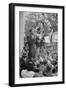 Attorney General Robert F Kennedy speaking to a crowd of Civil Rights protestors, 1963-Warren K. Leffler-Framed Photographic Print