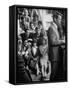 Attorney General Robert F. Kennedy Talking During a Meeting-George Silk-Framed Stretched Canvas