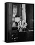 Attorney General Robert F. Kennedy, Talking on the Telephone in His Office-George Silk-Framed Stretched Canvas