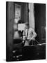 Attorney General Robert F. Kennedy, Talking on the Telephone in His Office-George Silk-Stretched Canvas