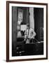 Attorney General Robert F. Kennedy, Talking on the Telephone in His Office-George Silk-Framed Photographic Print