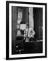 Attorney General Robert F. Kennedy, Talking on the Telephone in His Office-George Silk-Framed Photographic Print