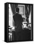 Attorney General Robert Kennedy, Conferring with Brother President John Kennedy at White House-Art Rickerby-Framed Stretched Canvas