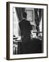Attorney General Robert Kennedy, Conferring with Brother President John Kennedy at White House-Art Rickerby-Framed Photographic Print