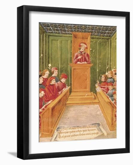 Attorney Law Teaching at the University of Bologna-null-Framed Art Print