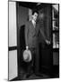 Attorney Richard Nixon in the Doorway of Law Office After Returning From WWII to Resume His Career-George Lacks-Mounted Photographic Print