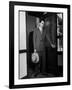 Attorney Richard Nixon in the Doorway of Law Office After Returning From WWII to Resume His Career-George Lacks-Framed Photographic Print