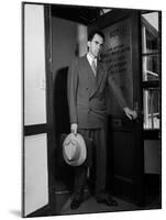 Attorney Richard Nixon in the Doorway of Law Office After Returning From WWII to Resume His Career-George Lacks-Mounted Photographic Print