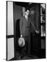 Attorney Richard Nixon in the Doorway of Law Office After Returning From WWII to Resume His Career-George Lacks-Stretched Canvas