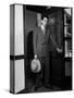Attorney Richard Nixon in the Doorway of Law Office After Returning From WWII to Resume His Career-George Lacks-Stretched Canvas