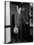 Attorney Richard Nixon in the Doorway of Law Office After Returning From WWII to Resume His Career-George Lacks-Stretched Canvas