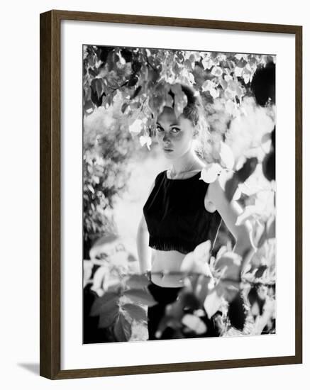 Attractive Woman at the Cannes Film Festival-Paul Schutzer-Framed Photographic Print