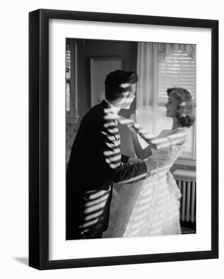Attractive Young Couple-Paul Schutzer-Framed Photographic Print