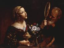 An Allegory of the Senses-(Attributed to) Angelo Caroselli-Stretched Canvas