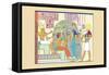 Atum, Ramses II and Sefekh-J. Gardner Wilkinson-Framed Stretched Canvas