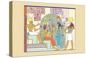 Atum, Ramses II and Sefekh-J. Gardner Wilkinson-Stretched Canvas