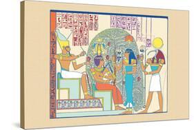 Atum, Ramses II and Sefekh-J. Gardner Wilkinson-Stretched Canvas