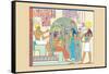Atum, Ramses II and Sefekh-J. Gardner Wilkinson-Framed Stretched Canvas