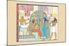 Atum, Ramses II and Sefekh-J. Gardner Wilkinson-Mounted Art Print