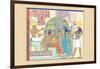 Atum, Ramses II and Sefekh-J. Gardner Wilkinson-Framed Art Print