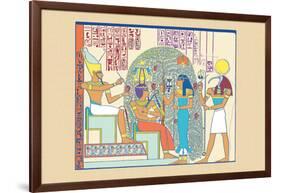 Atum, Ramses II and Sefekh-J. Gardner Wilkinson-Framed Art Print