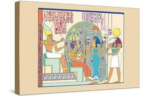 Atum, Ramses II and Sefekh-J. Gardner Wilkinson-Stretched Canvas