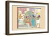 Atum, Ramses II and Sefekh-J. Gardner Wilkinson-Framed Art Print