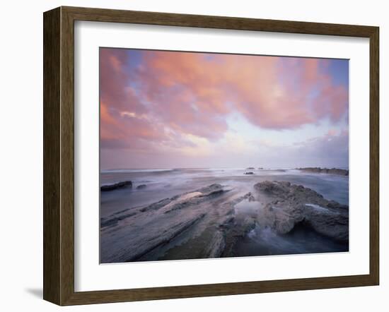 Atxabiribil Beach, Basque Country, Bay of Biscay, Spain, October 2008-Popp-Hackner-Framed Photographic Print