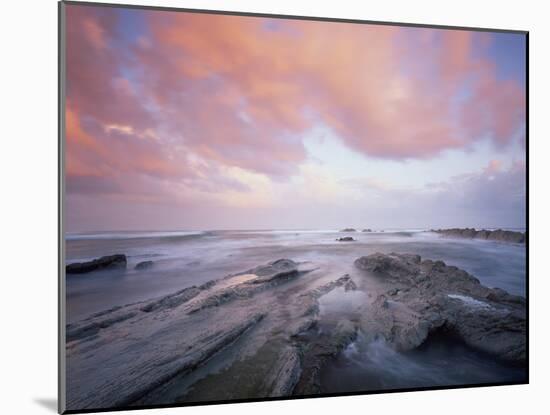 Atxabiribil Beach, Basque Country, Bay of Biscay, Spain, October 2008-Popp-Hackner-Mounted Photographic Print