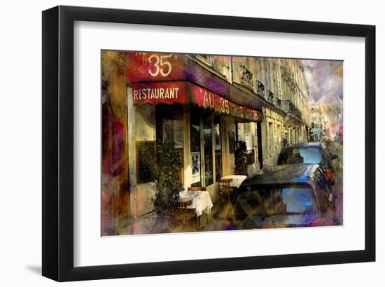 Au 35 Restaurant, France-Nicolas Hugo-Framed Giclee Print