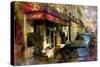 Au 35 Restaurant, France-Nicolas Hugo-Stretched Canvas