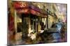 Au 35 Restaurant, France-Nicolas Hugo-Mounted Giclee Print