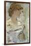 Au Bal - Marguerite de Conflans en Toilette de Bal, 1870-80-Edouard Manet-Framed Giclee Print
